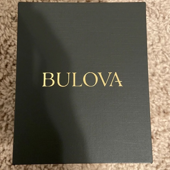 Silver bulova watch